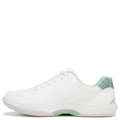 Clearance Ryka Women's , Courtside Pickleball Shoe White / Palm