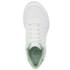 Clearance Ryka Women's , Courtside Pickleball Shoe White / Palm