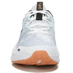 Clearance Ryka Women's , No Limit Training Shoe White Grey Blue