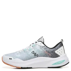 Clearance Ryka Women's , No Limit Training Shoe White Grey Blue