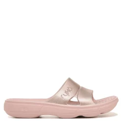 Ryka Women's , Restore Slide Recovery Sandal Rose Gold