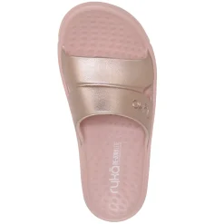 Ryka Women's , Restore Slide Recovery Sandal Rose Gold