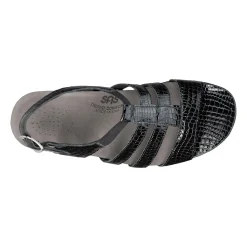 SAS Women's , Allegro Sandal Black Croc