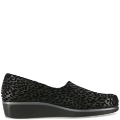 Best SAS Women's , Bliss Slip-On Black / Leopard