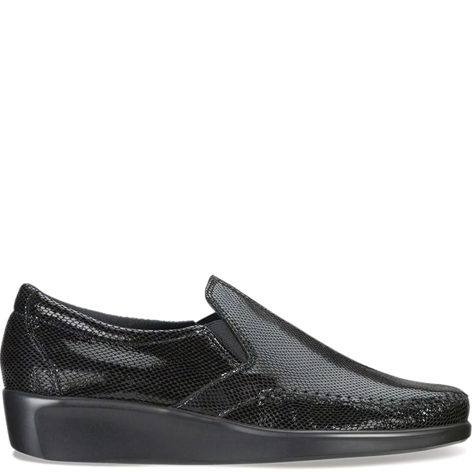 SAS Women's , Dream Slip-On Black Snake