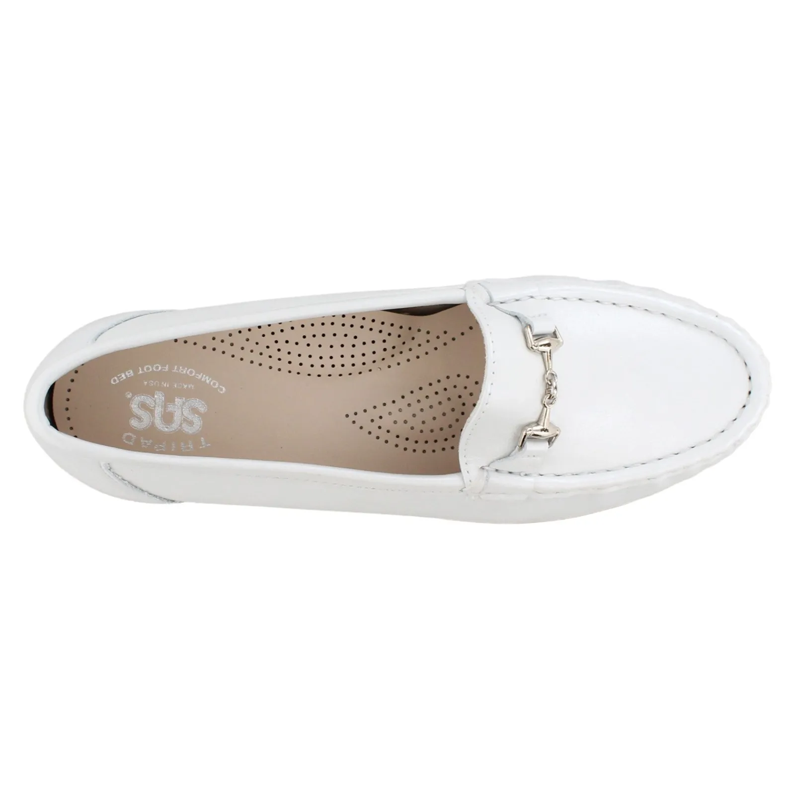 Hot SAS Women's , Metro Slip-On Loafer White