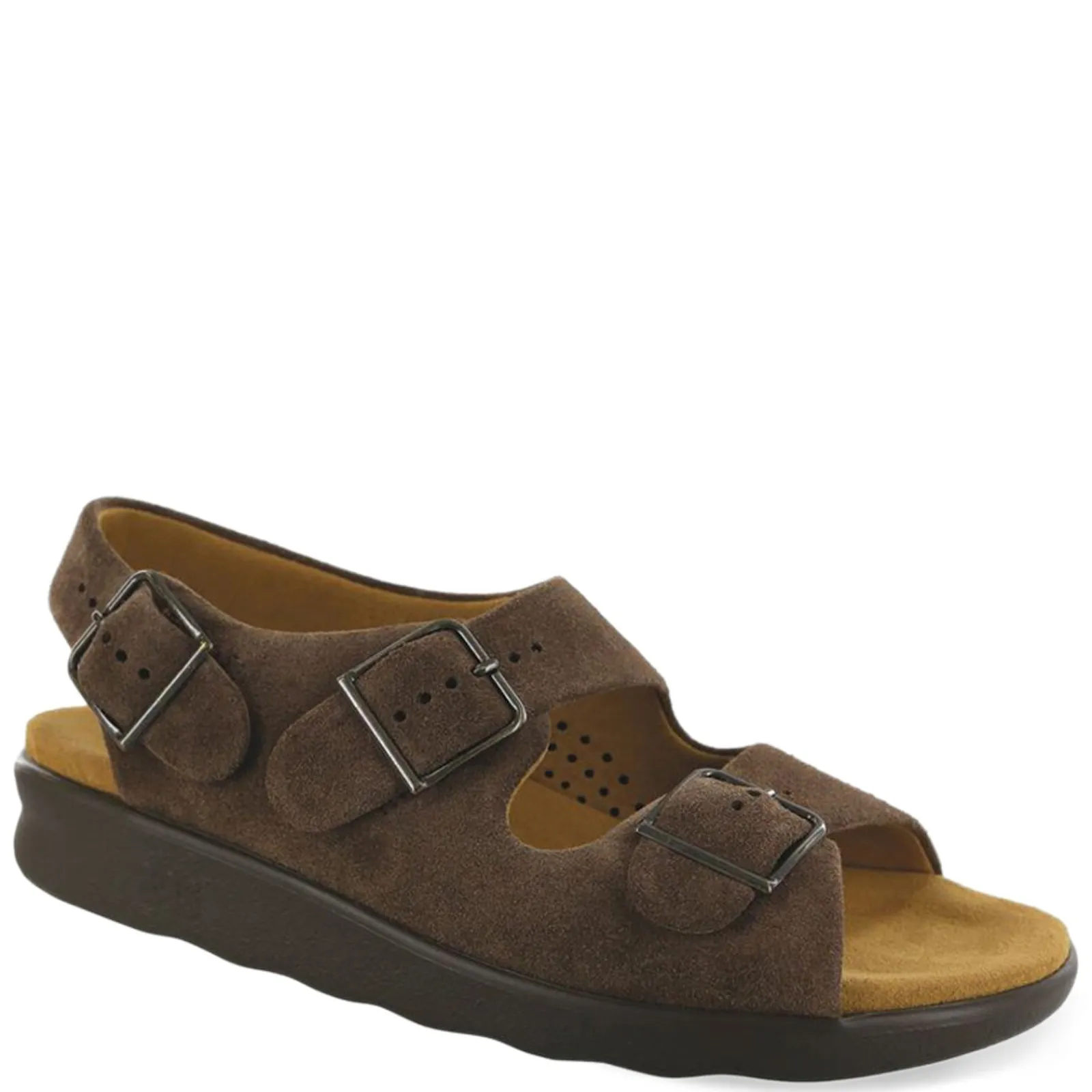 Best SAS Women's , Relaxed Sandal Teddy Brown