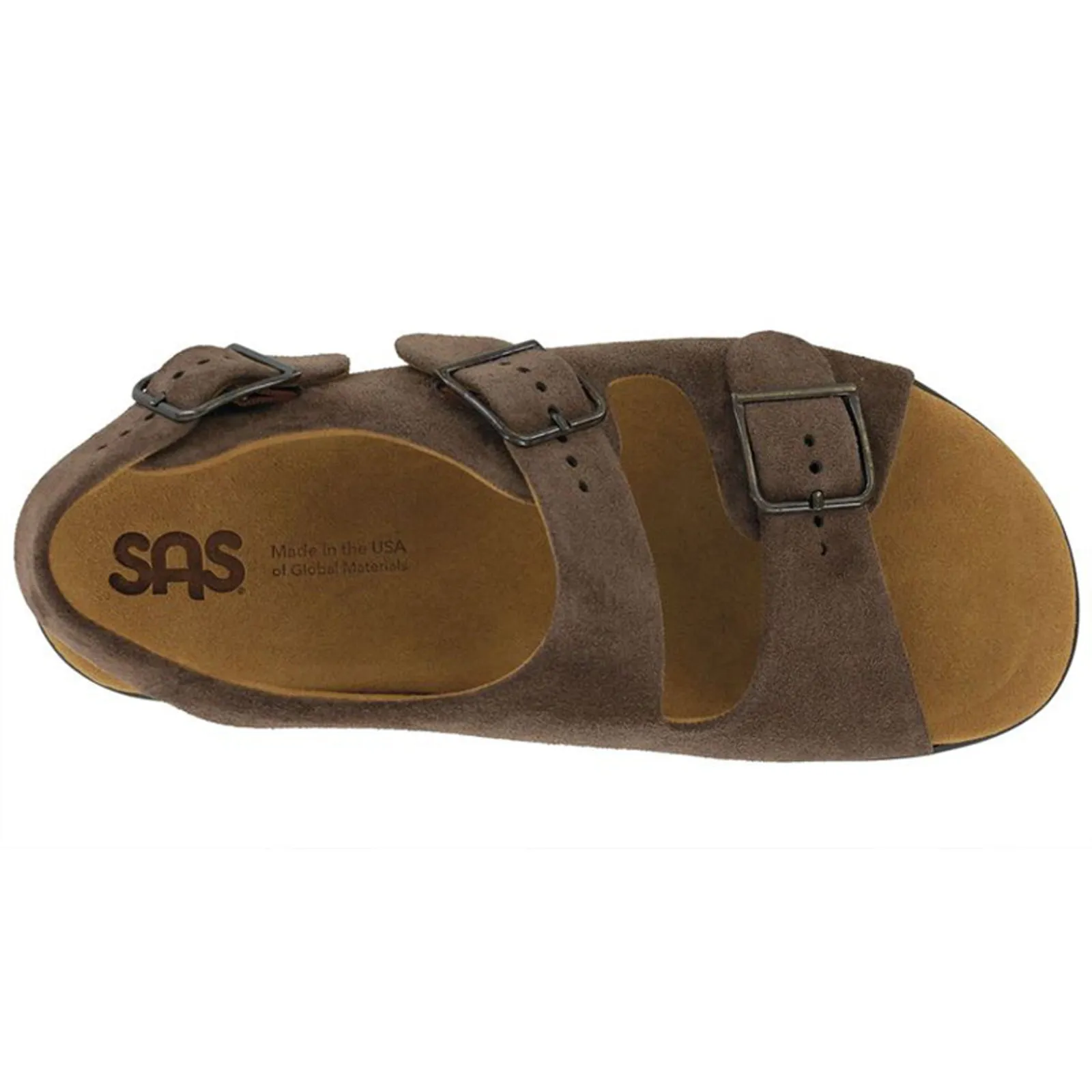 Best SAS Women's , Relaxed Sandal Teddy Brown