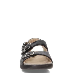 Online SAS Women's , Relaxed Sandal Black Snake Print