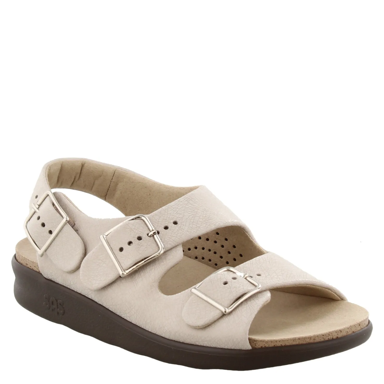 New SAS Women's , Relaxed Sandal Linen Beige