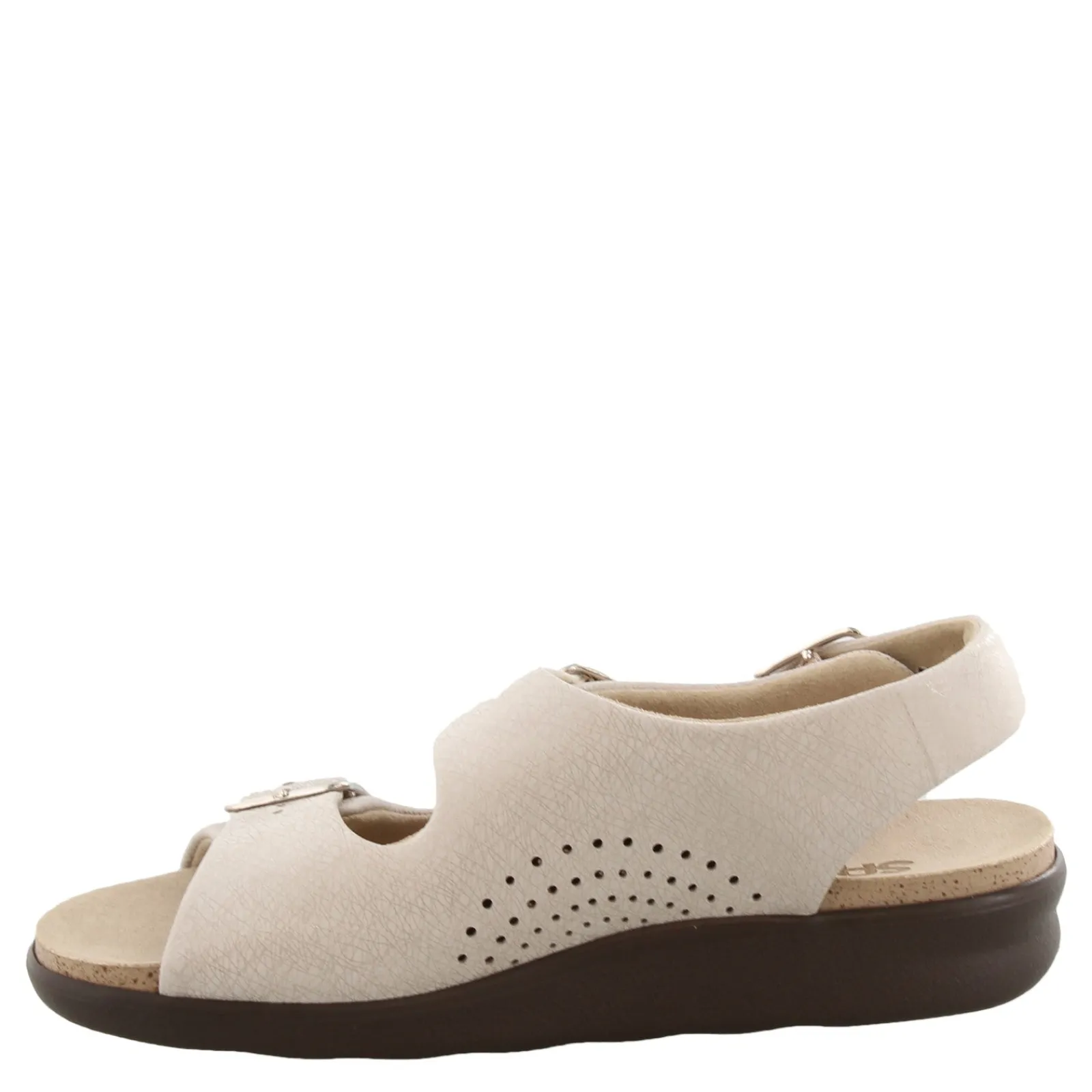 New SAS Women's , Relaxed Sandal Linen Beige