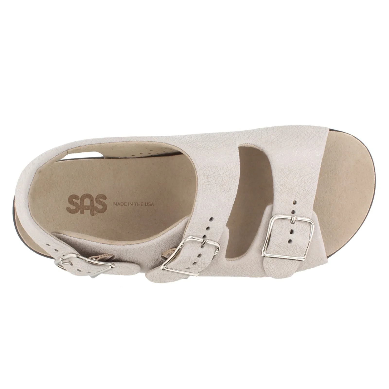 New SAS Women's , Relaxed Sandal Linen Beige