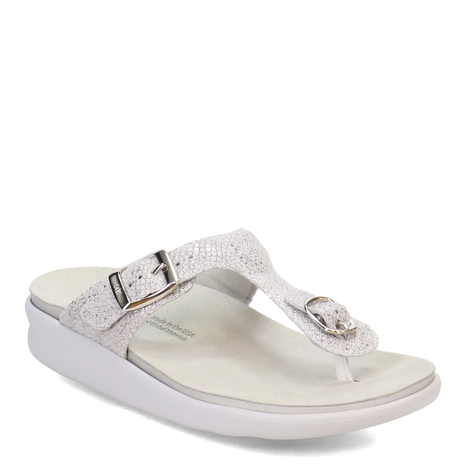 Online SAS Women's , Sanibel Thong Sandal Plata
