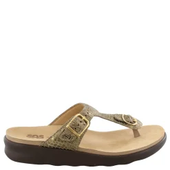 New SAS Women's , Sanibel T-Strap Slide Sandal Olive