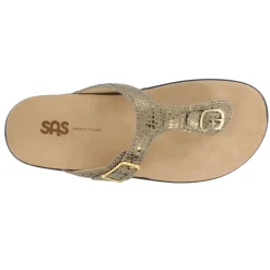 New SAS Women's , Sanibel T-Strap Slide Sandal Olive