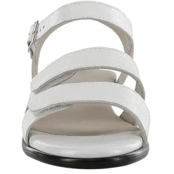 Discount SAS Women's , Savanna Sandal White Lizard Print