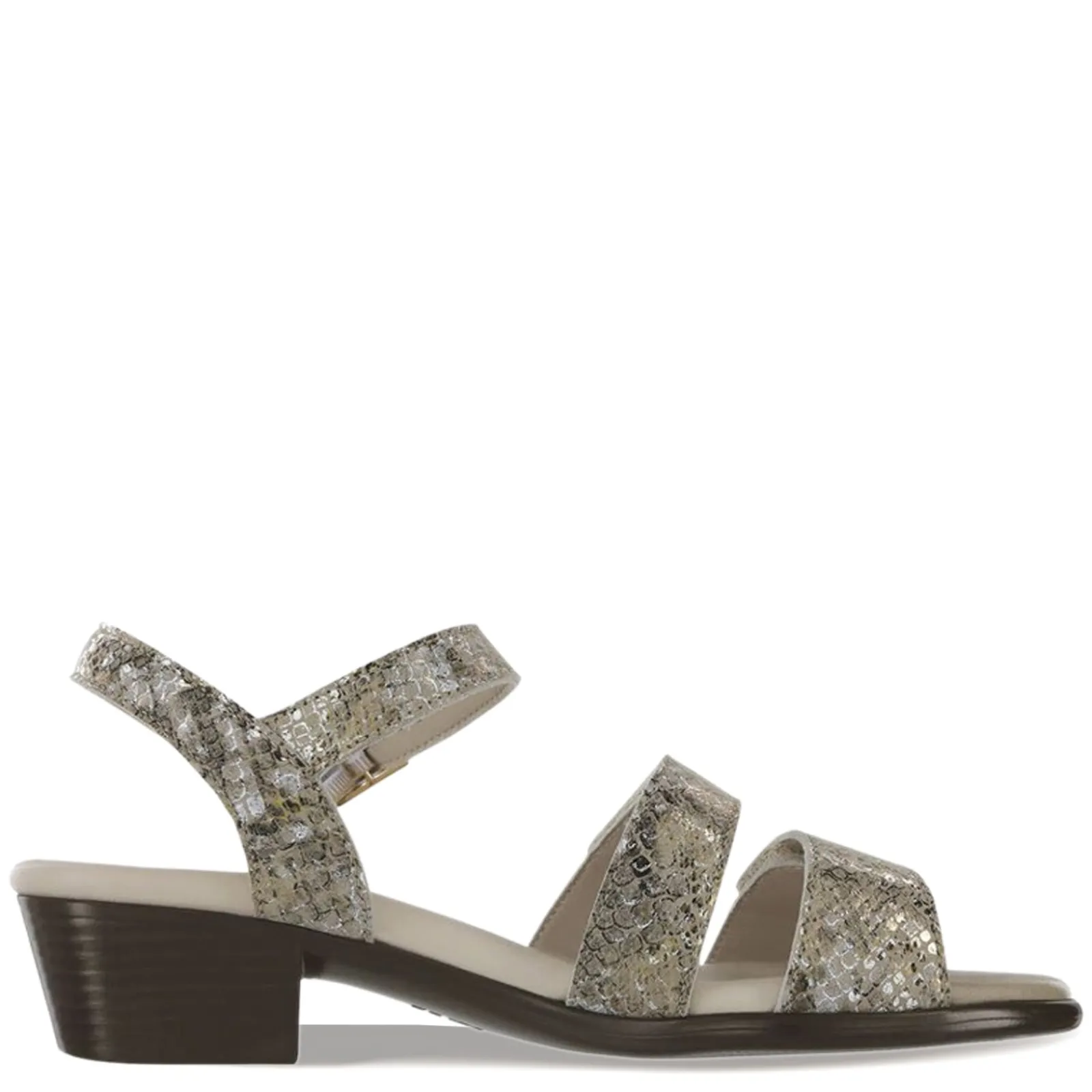 Online SAS Women's , Savanna Sandal Gold Snake