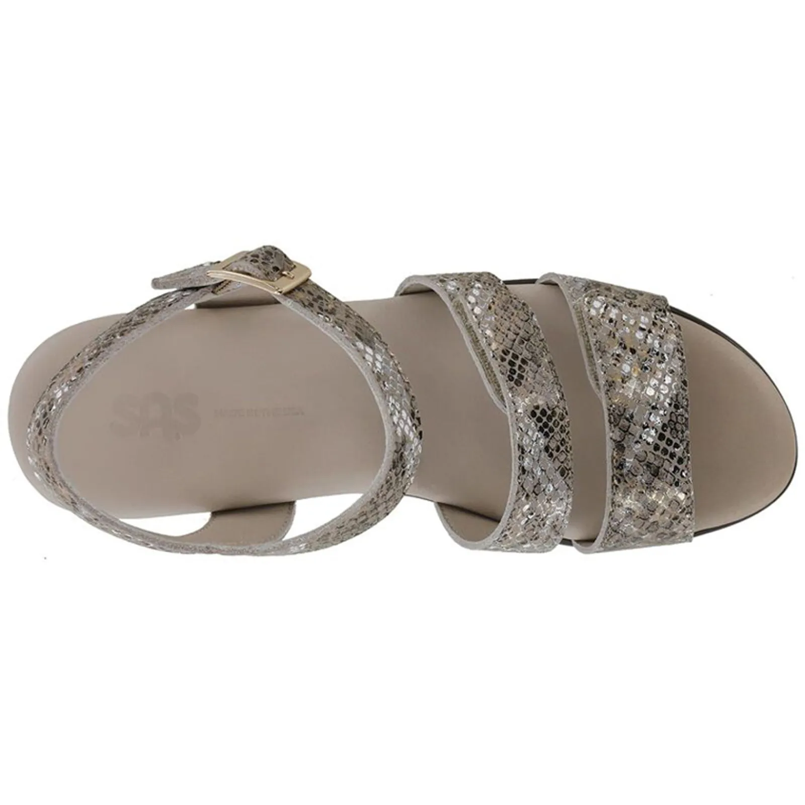 Online SAS Women's , Savanna Sandal Gold Snake
