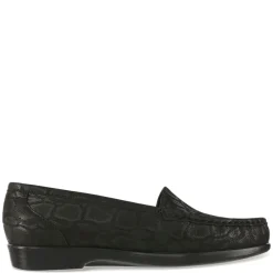 SAS Women's , Simplify Loafer Black Snake Print