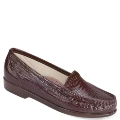 New SAS Women's , Simplify Loafer Brown Croc