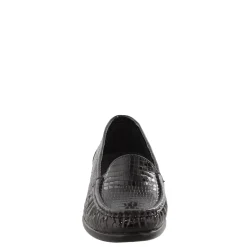 New SAS Women's , Simplify Loafer Black Croco