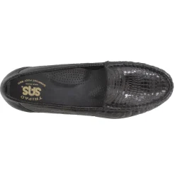 New SAS Women's , Simplify Loafer Black Croco