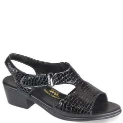 Online SAS Women's , Suntimer Sandal Black Croc