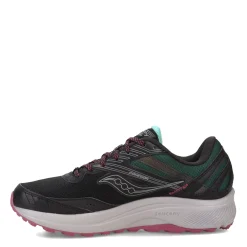 New Saucony Women's , Cohesion TR15 Trail Running - Wide Width Black/Dusk/Mint