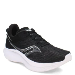 Clearance Saucony Women's , Kinvara 14 Running Shoe - Wide Width Black/White