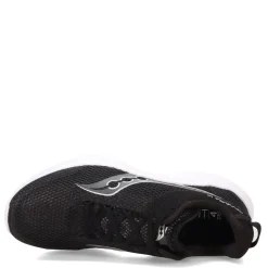 Clearance Saucony Women's , Kinvara 14 Running Shoe - Wide Width Black/White