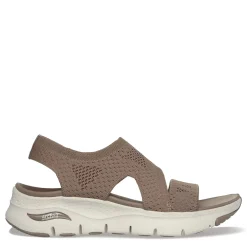 Clearance Skechers Women's , Arch Fit - Brightest Day Sandal Mocha
