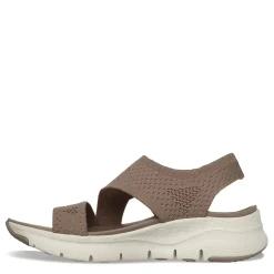 Clearance Skechers Women's , Arch Fit - Brightest Day Sandal Mocha