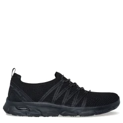Best Skechers Women's , Arch Fit: Sunny - Creative Pass Sneaker Black/Black
