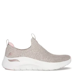 Outlet Skechers Women's , Arch Fit 2.0 - Sheer Shimmer Sneaker Taupe