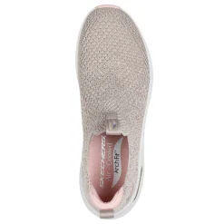Outlet Skechers Women's , Arch Fit 2.0 - Sheer Shimmer Sneaker Taupe