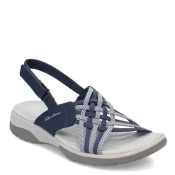 New Skechers Women's , Arch Fit Reggae Sport Sandal Navy/Grey