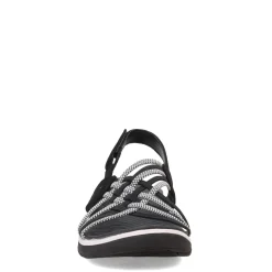 New Skechers Women's , Arch Fit Reggae Sport Sandal Black/White