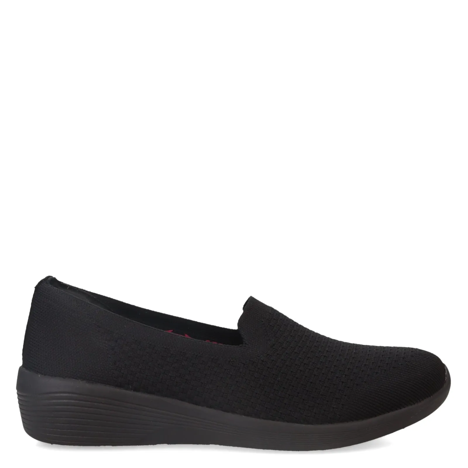 Sale Skechers Women's , Arya - Clear Skies Slip-On Black/Black