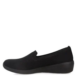 Sale Skechers Women's , Arya - Clear Skies Slip-On Black/Black
