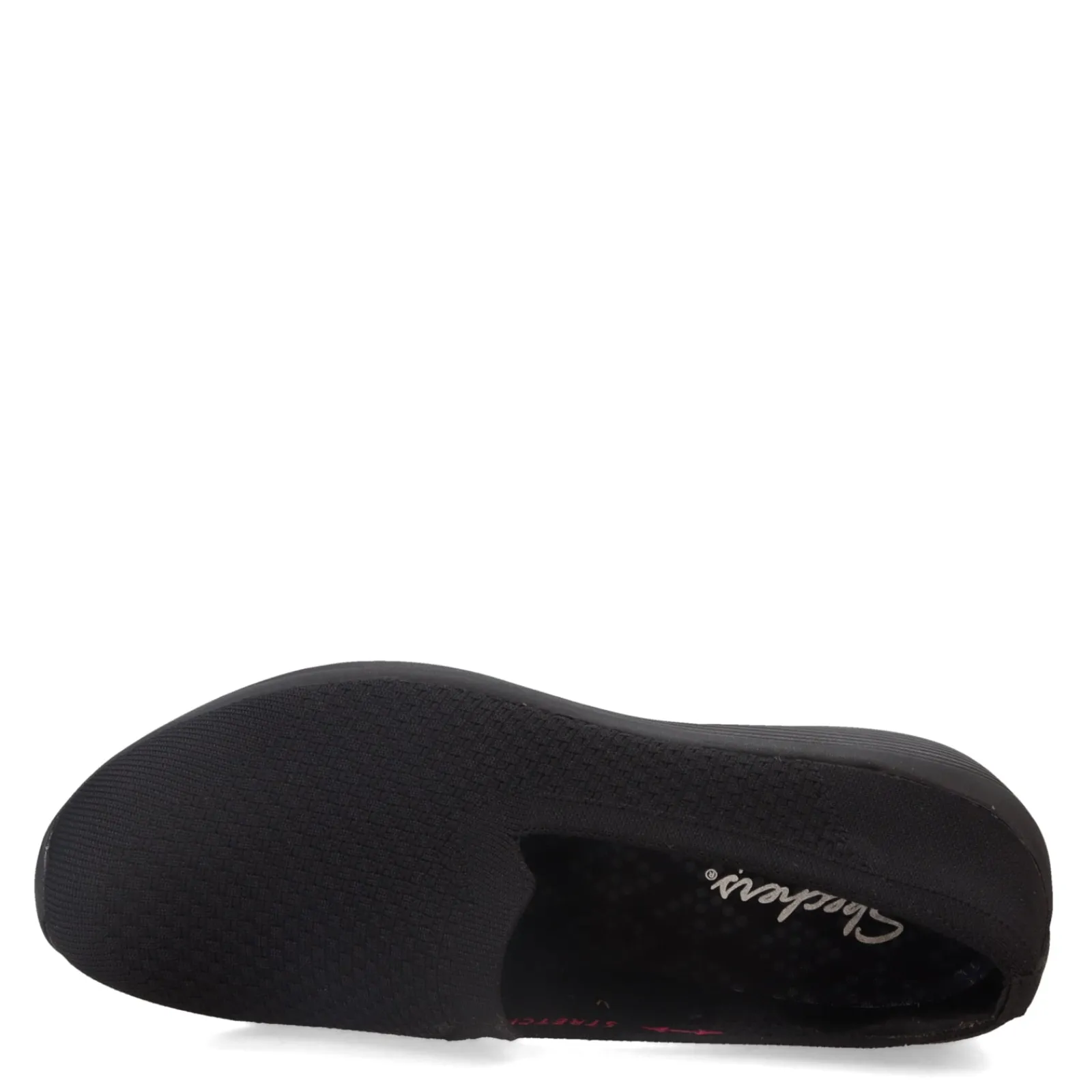 Sale Skechers Women's , Arya - Clear Skies Slip-On Black/Black