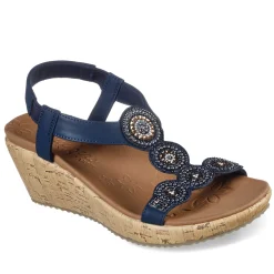 Hot Skechers Women's , Beverlee - Date Glam Sandal Navy