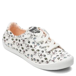 Best Skechers Women's , BOBS Beach Bingo - Painter Paws Sneaker White Multi