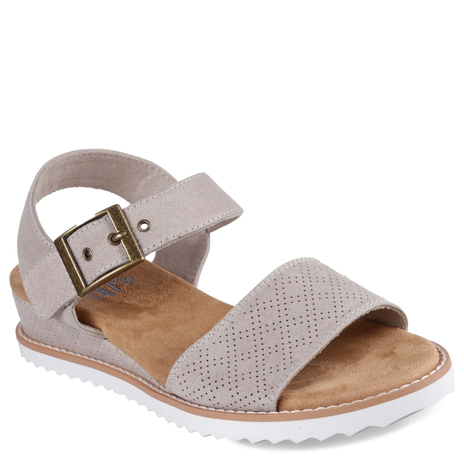 Clearance Skechers Women's , BOBS Desert Kiss - Serendipitous Sandal Taupe