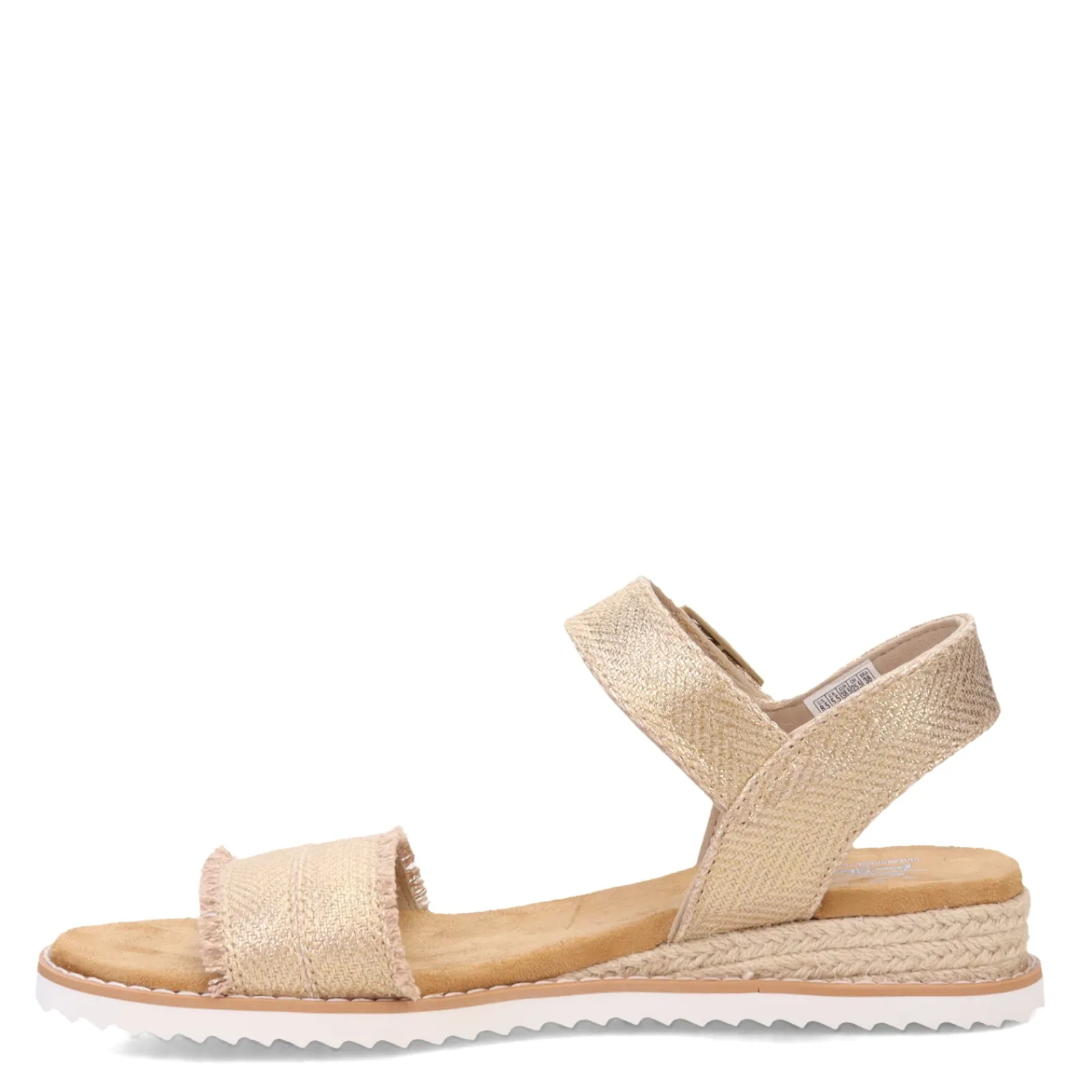 Online Skechers Women's , BOBS Desert Kiss - Gold Crush Sandal Champagne