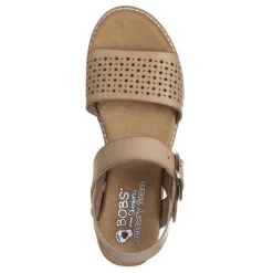 Outlet Skechers Women's , BOBS Desert Kiss - Sunny Flair Sandal Natural