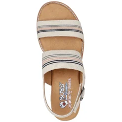 Outlet Skechers Women's , BOBS Desert Kiss Hi - Tea Time Sandal Natural / Multi