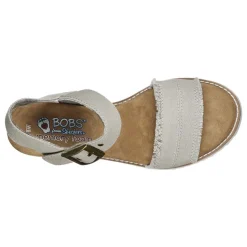 New Skechers Women's , BOBS Desert Kiss - Adobe Princess Sandal Taupe