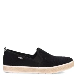 New Skechers Women's , BOBS Flexpadrille Luxe - Summer Sky Slip-On Black