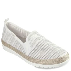 Clearance Skechers Women's , BOBS Flexpadrille 3.0 - Moon Edge Slip-On White Multi