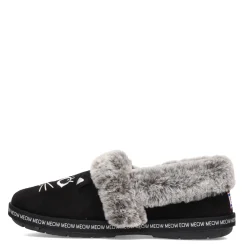 Online Skechers Women's , BOBS Too Cozy - Meow Pajamas Slipper Black